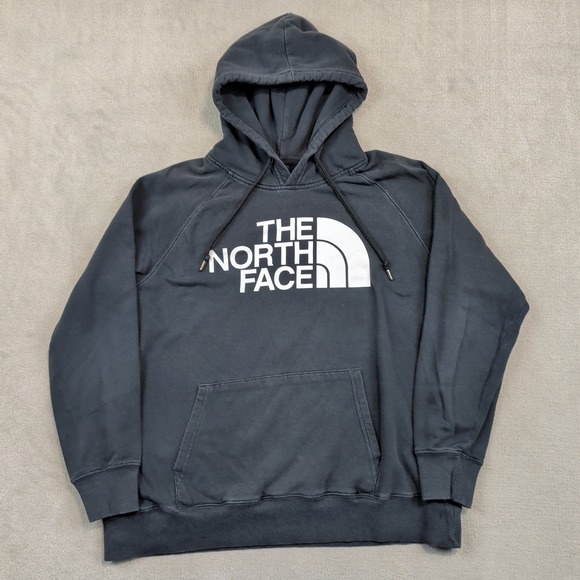 The North Face Y2K Logo Hoodie Size L Black Gorpcore Streetwear Pullover A4M4M — photo 2